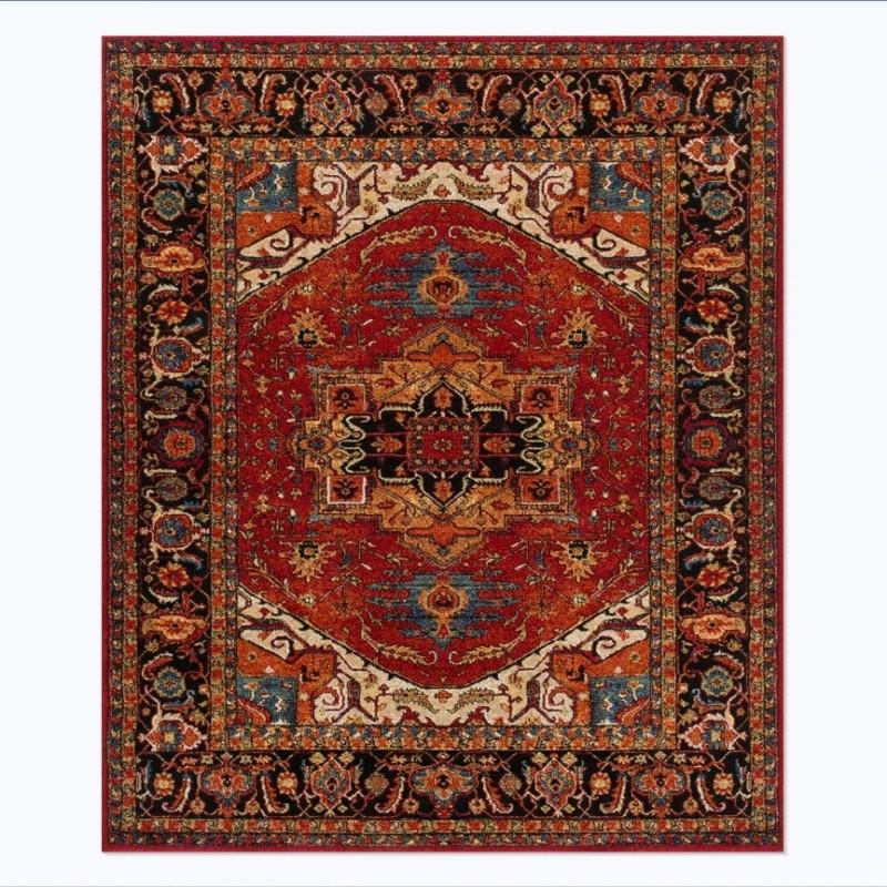 Amerikaans Vintage Tapijt: Antislip, machinewasbaar, zacht en perfect voor grote woonkamers en slaapkamers 50X80CM