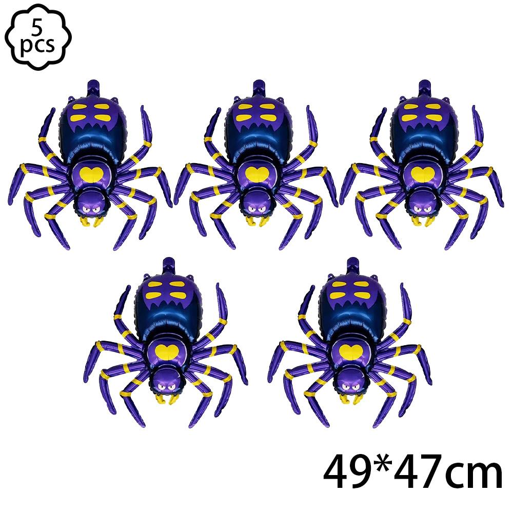 4D Giant Halloween Spider Balloon Decoration black Spider Balloon Halloween Balloon Decor Halloween party Decoration supplies
