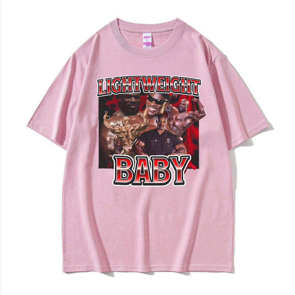 Funny Meme Ronnie Coleman Vintage Gym Graphic Tee Shirt Men Women Fashion Summer Tshirts Oversized Casual 100 Cotton T Shirts