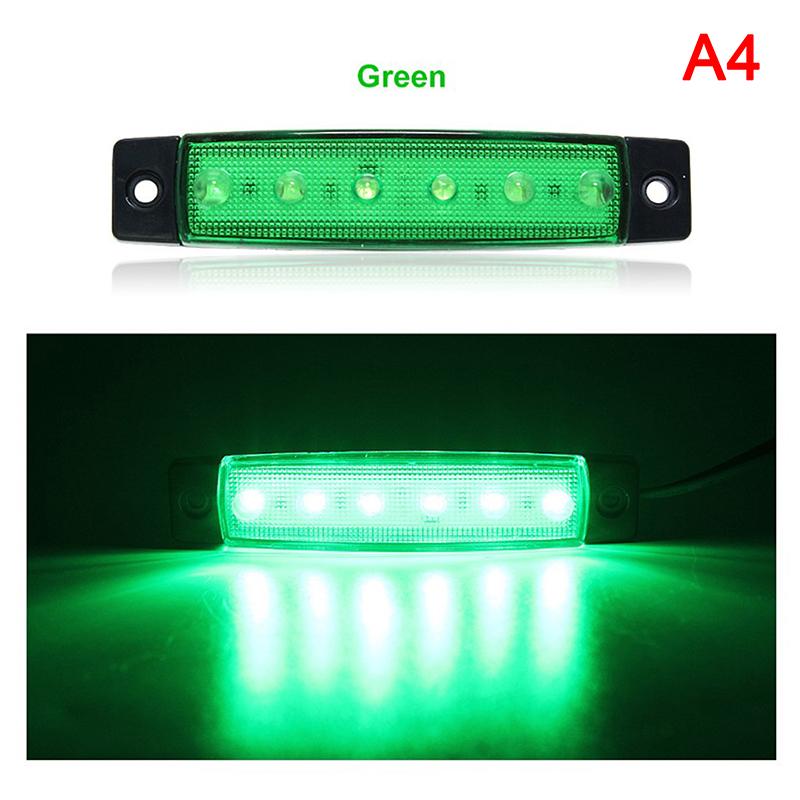 12V 6 Smd Led Car Bus Truck Trailer Lorry Side Marker Indicator Light Side Lamp