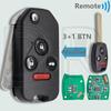 DR S0084-A 313.8MHz S0087-A 433.9MHz ID46 PCF7961 Car Remote Key For Honda Accord Pilot CR-V HR-V Fit City Odyssey Jazz