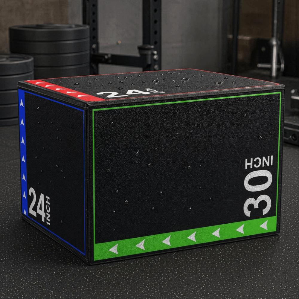Scatola per Salto Portatile 3 in 1 Ammortizzante Strumento per Allenamento Fitness Scatola per Salto Pliometrico Grande Palestra Domestica