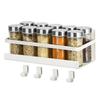 Étagère Magnétique Pour Réfrigérateur Organisateur Pour Épices Hunter 4 Crochets Blanc