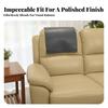 Recliner Headrest Protector Rectangular Cover 43 X 69 Cm Coffee Carton