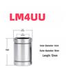 LM Series Linear Bearings, High-Precision, Wear-Resistant, Steel, Sizes LM3UU-LM10LUU