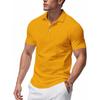 Men's Summer Leisure Culture Breathable Short Sleeved Shirt Top