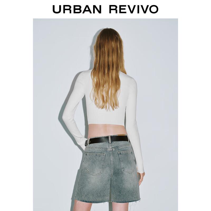 UR 2025 Spring Women's Short Knit Top