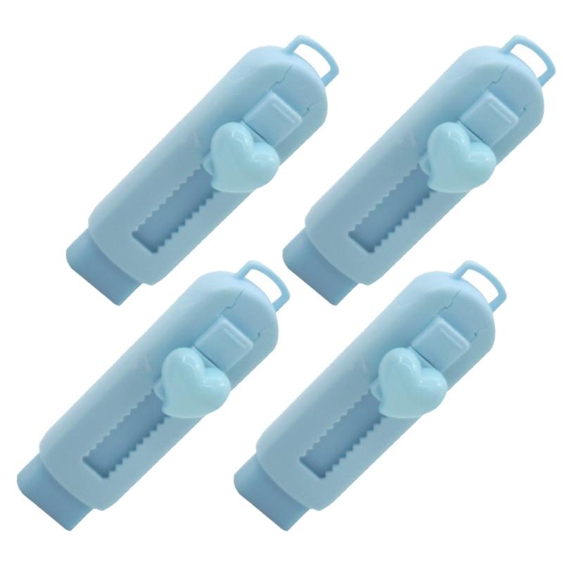 

Sliding Retractable Pencil Erasers Retractable Pencil Eraser Easy Erasing Pencil Eraser for Kid Student Writing Drawing синій
