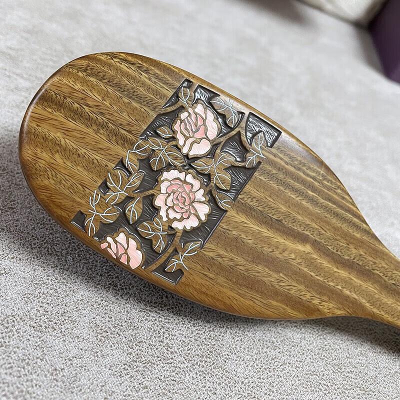 Tan Mujiang Birch Hair Comb Gift Set