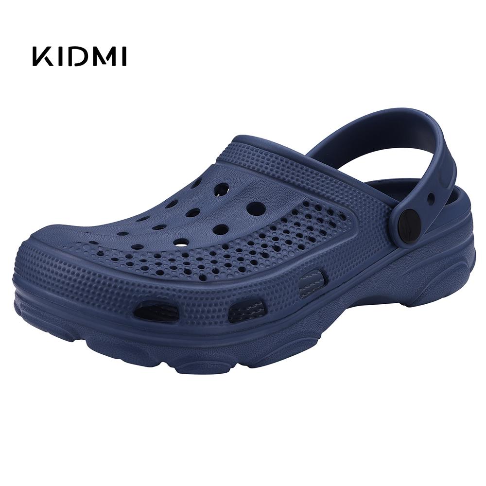 Fashion Kidmi Fashion Men Clogs Slippers Summer Clogs Slippers Outdoor Breathable Beach Slippers Soft Men Garden Slippers Home Sandals