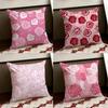 Dreamy Retro Rose Fantasy Cushion Cover Reversible Soft Durable Pillow Cover Home  Car MultiScene Use for Daily Comfort