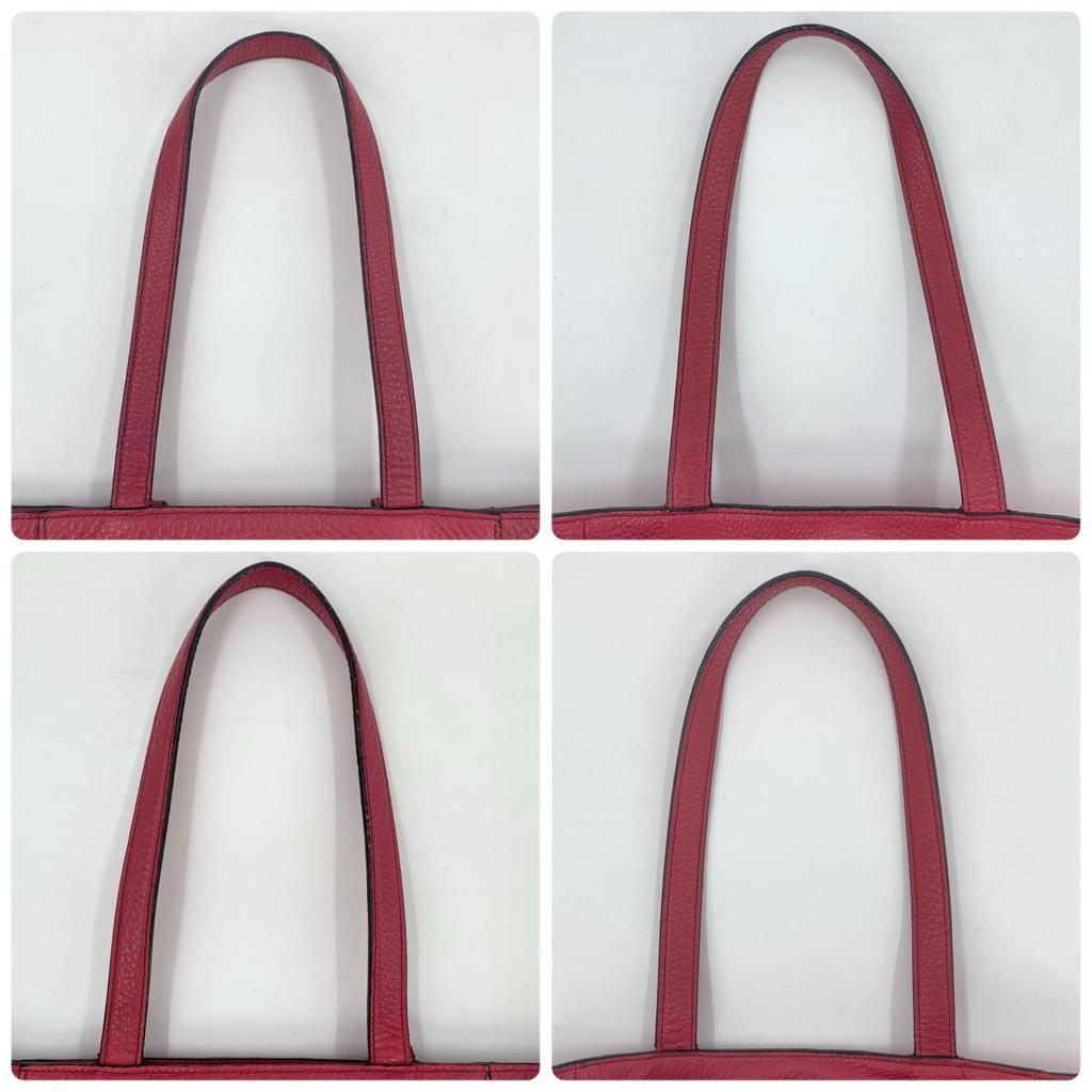 Prada Vitello Dino Skóra Licowa Torba Do Ręki Tote Na Ramię BR5092 Różowa Płytka z Logo Trójkątnym Biała Metka