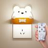 2019 Original USB Carregamento LED Night Light Bear Stepless Dimming Com Controle Remoto Lâmpada de cabeceira para crianças Presente de aniversário