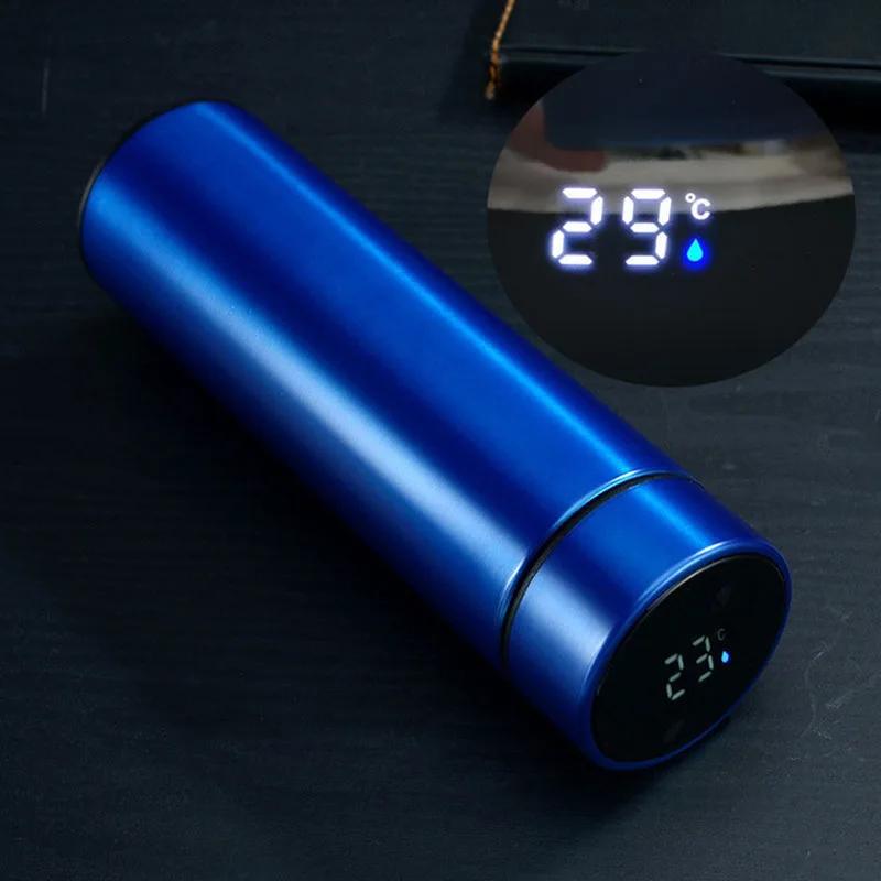 500ML Creative Smart LED Thermos Bottle Temperature Display Vacuum Flasks Stainless Steel Water Bottle Thermos Cup