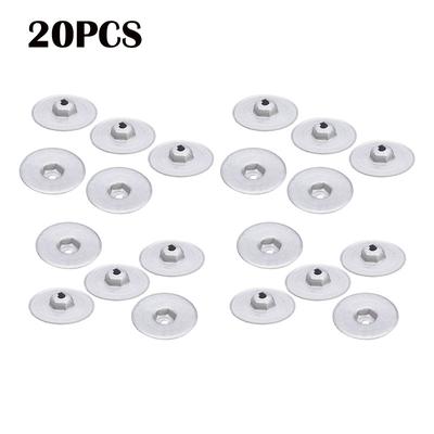 20pcs Auto Metal Fasteners Insulation Panel Fastener Washers For BMW 1 3 5 6 7 8 Series For MINI For Land Rover 07146949380