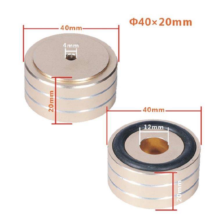Aluminum Isolation Feet Pad Shockproof Support Foot,Shock Absorbing Pad For  Auditory Amplifiers