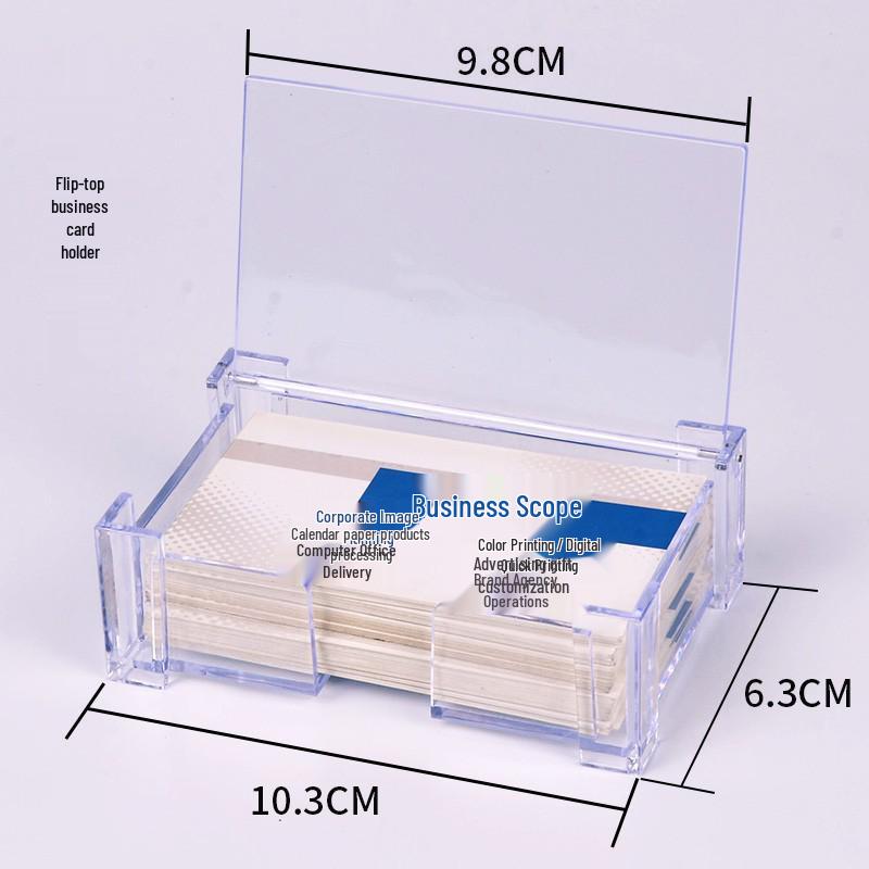 Transparent Ballot Box for Opinion Collection, Elections, Exhibitions, and Business Card Storage