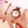 Small Plate Exquisite Alloy Watch, Women'S Medieval Simple Temperament, Small Belt, High-End Quartz Watch