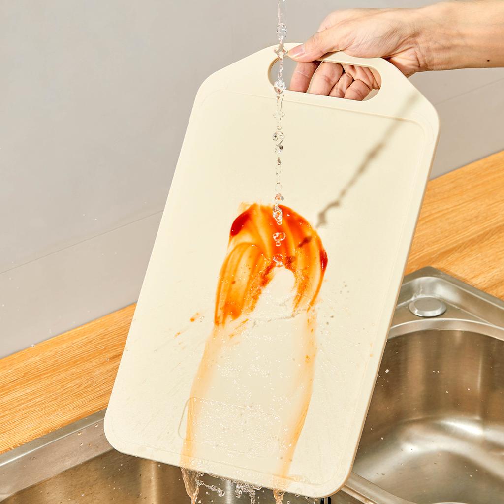 Non-slip PP Food Cutting Board Cute Pattern Double-Sided Fruit Vegetable Meat Chopping Board Kitchen Tools Easy To Clean