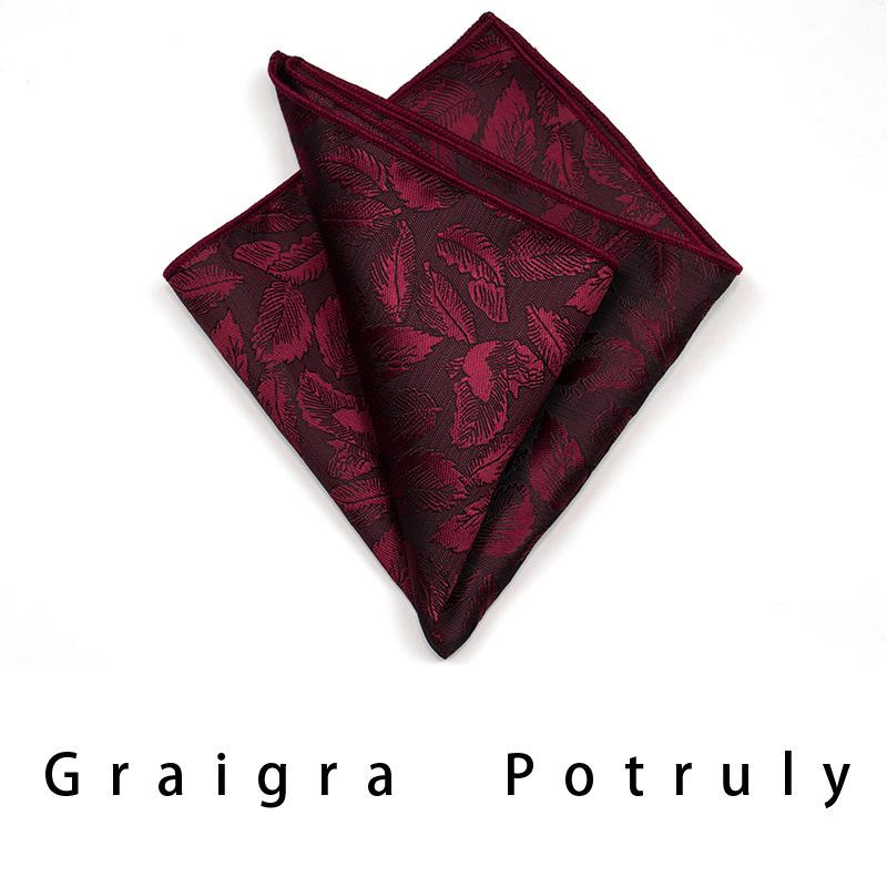 Men'S Formal Business Tie 8Cm Trend Ethnic Style Guochao Chinese Style Bow Tie Pocket Towel Set Retro Coffee