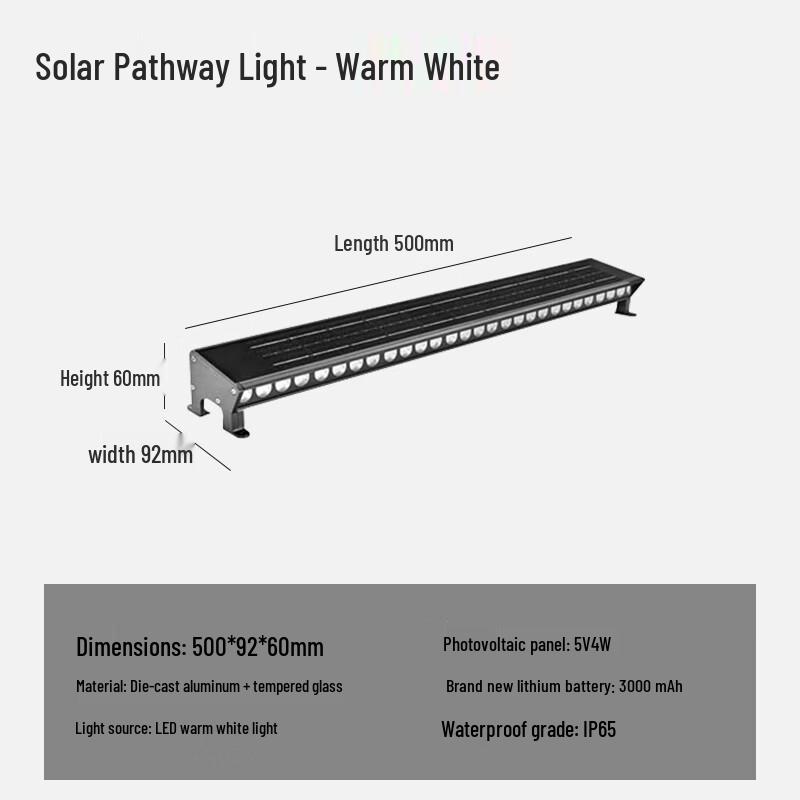 Solar LED Outdoor Wall and Ground Line Light