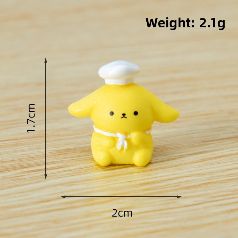 

Dog Yellow Chef Resin Tabletop Ornament With Cartoon Style For Decoration Home Thoughtful
