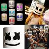 Marshmallow Electronic Music Festival DJ Mask marshmello Same style headgear Music festival live performance mask