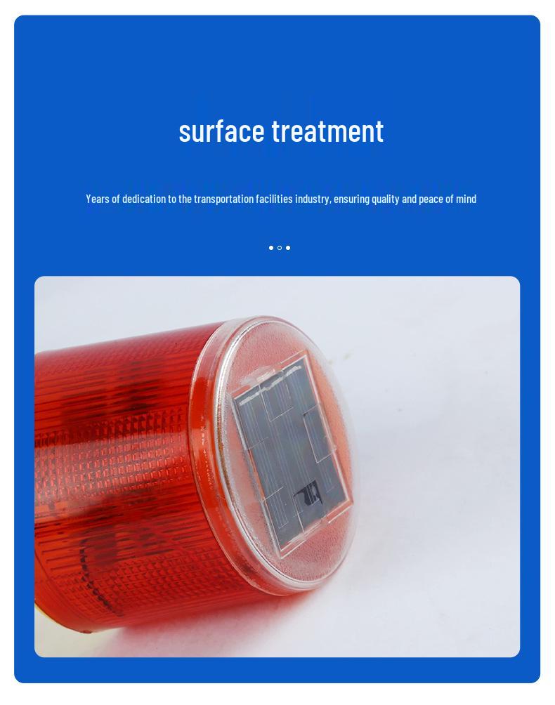 LED Rotating Strobe Flashing Light with Sound Alarm for Road Construction and Emergency Signals