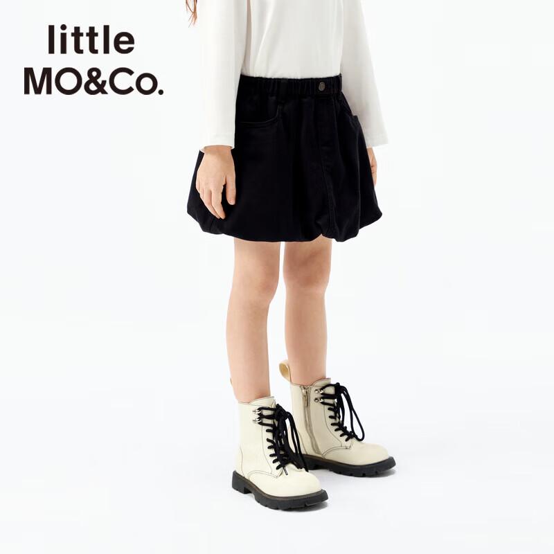Little MO&Co. Girls' Denim Bubble Skirt