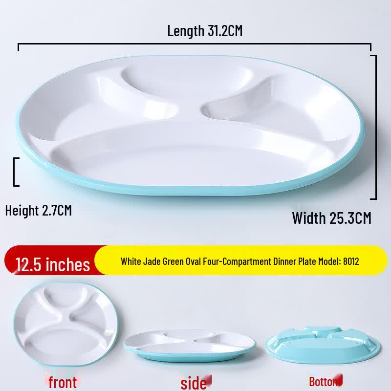 

Melamine Compartmentalized Fast Food Tray