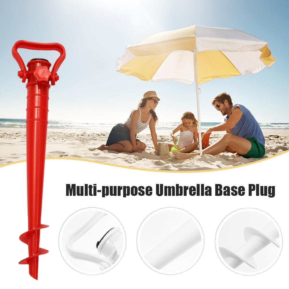 Beach Umbrella Holder Antirust Beach Parasol Stand Ground Spike for Beach Wild Fishing Ground Spike Beach Umbrella Holder