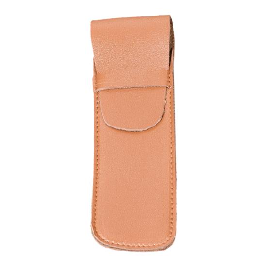 Faux Leather Pen 3 Pens Protective Pouch Holds Pen Case Travel Pencil Case Pocket Pen Protector