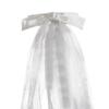 Bridal Veil Bride Elaborate Hair Clip Headscarf Veil Bachelorette Party White