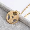 Dumbbell Pendant Necklace Titanium Steel Fitness Gym Necklace Men Women Pendant