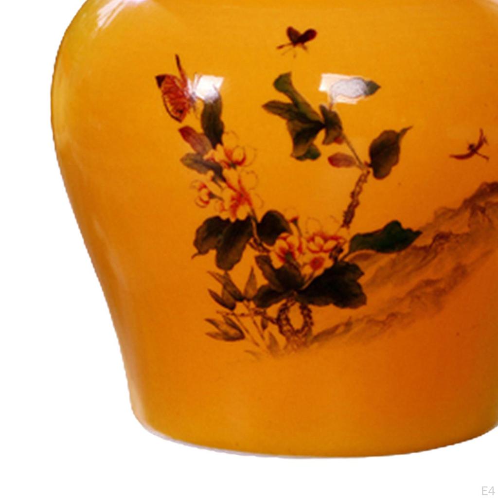 Teedose Porzellan Ingwertopf mit Deckeln Blumentopf Dose Schreibtisch Aufbewahrungsdosen Tempel für