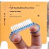 Colorful Soft Nail Cleaning Brushes Dense Bristles Ergonomic Non-Slip Handle for Daily Hand Foot Nail Care