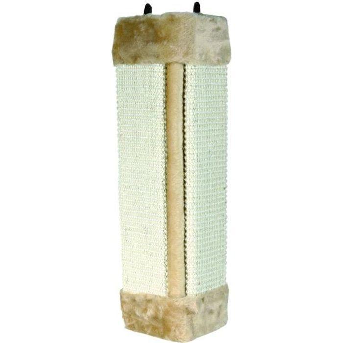 Griffoir D'angle Pour Chat - TRIXIE - Sisal, Peluche - Beige - Petit