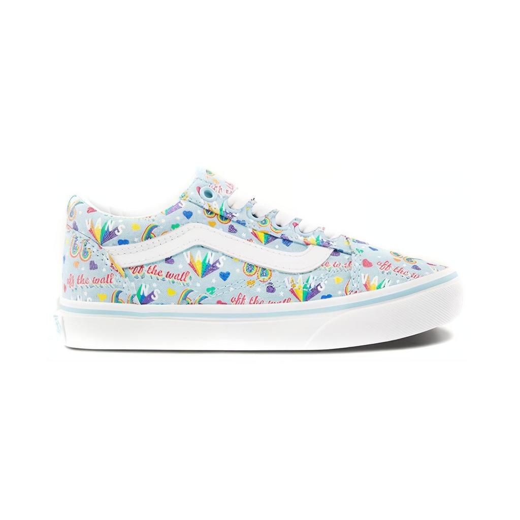 Vans Old Skool Low Top Kids Skate Shoes Rainbow Kids Sneakers VN000W9T9EI