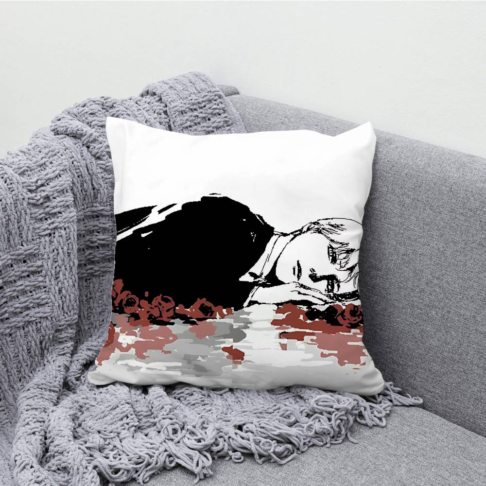 

Johan Liebert M-Monster Pillow Case For Sofa Decor Car Office Room Printing Cushion Cover Decorations and Protector 30cmx30cm
