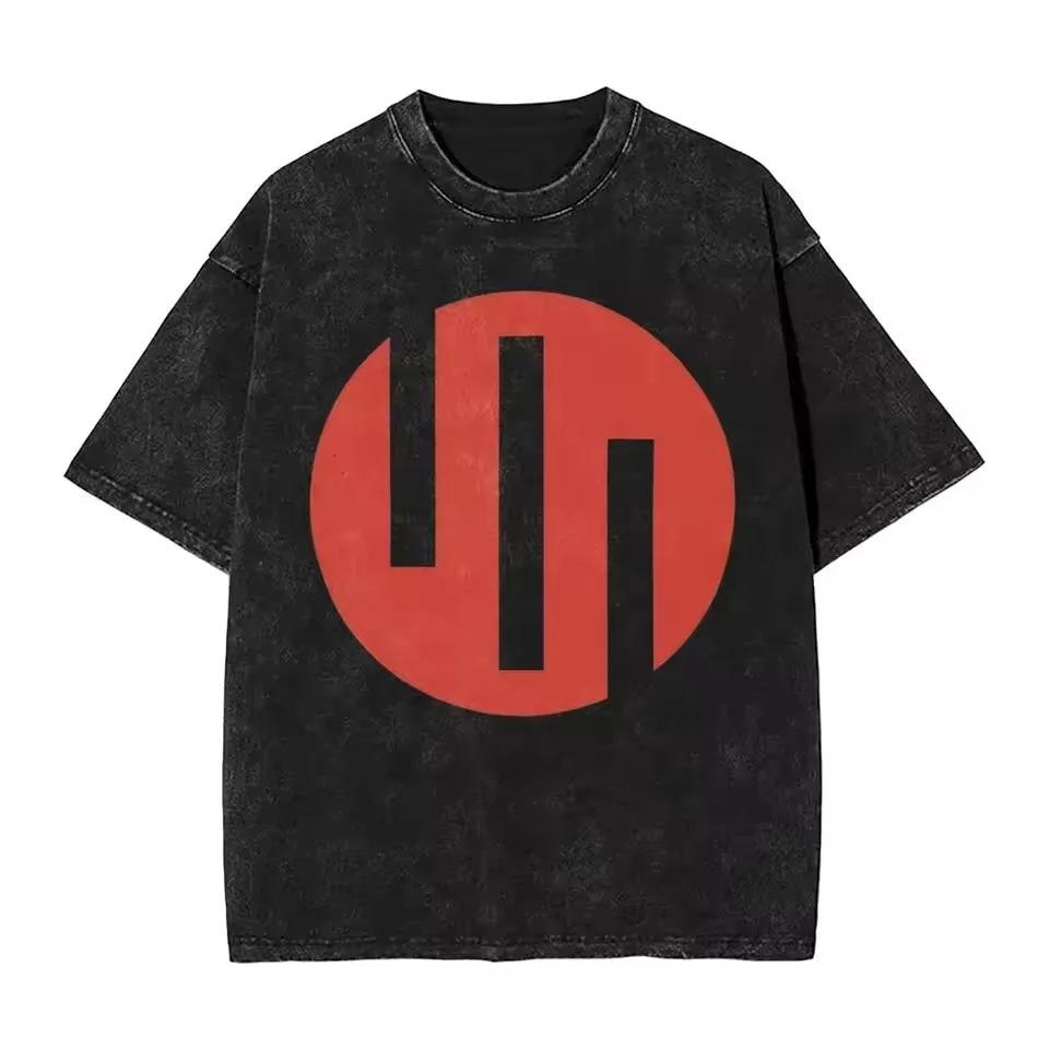 Retro Invincible Cartoon Comic Washed New Arrival Mens Women Clothes Tee Shirt Homme Graphic T-Shirts Men Women Tshirt for Men Women Ropa