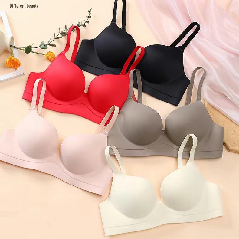 Sujetador Push-Up para Mujer sin Costuras: Realza el Busto Pequeño, Anticaída, Sin Aros, Diseño de una Sola Pieza con Espalda Bonita.