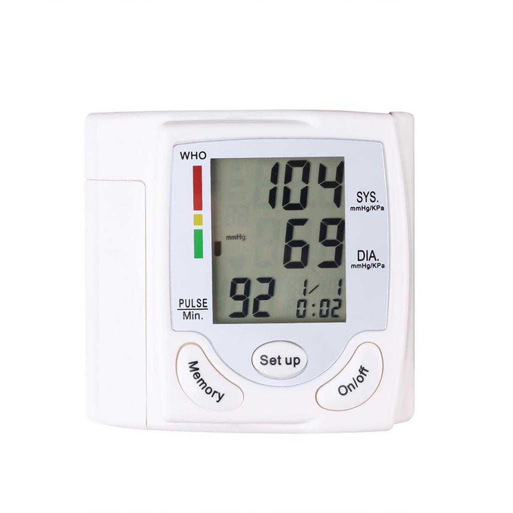 Automatic Digital Wrist Blood Pressure Monitor Measure Heart Rate Pulse Meter