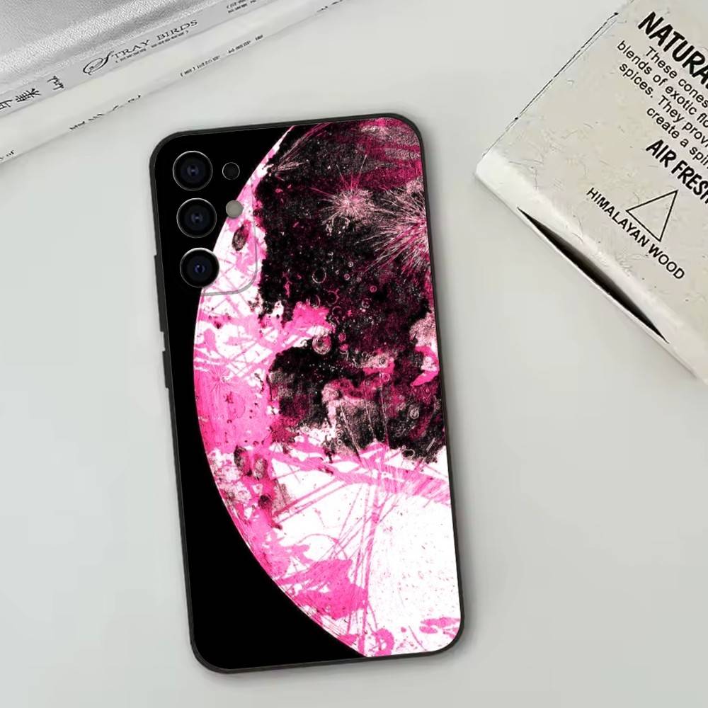 Cool pink graffiti Phone Case For Samsung S25,S24,S21,S22,S23,S30,Ultra,S20,Plus,Fe,Lite,Note,10,Black Cover
