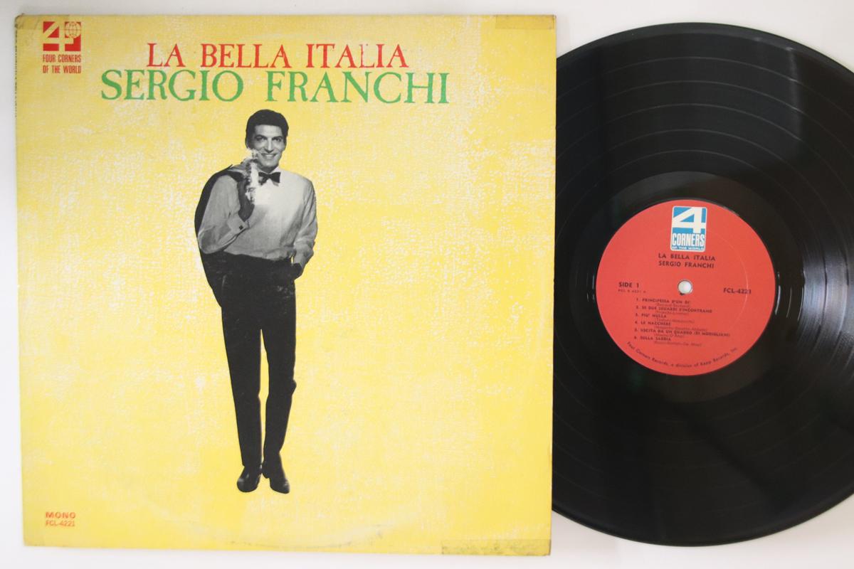 

LP Record SERGIO FRANCHI - La Bella Italia FCL4221 FOUR CORNERS Italy Folk Used