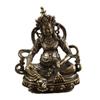 Antique Copper Buddha Statue Home Living Room Office Decoration Figurines Retro Brass Chinese Tibetan Green Tara Buddha Statue