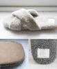 Sarasa Design Terry Cloth Room B2C Pile Antibacterial and Odor Resistant Sizes cm and Men's Slippers, Cloth, (Warm Gray, 23.0 24.0 cm)