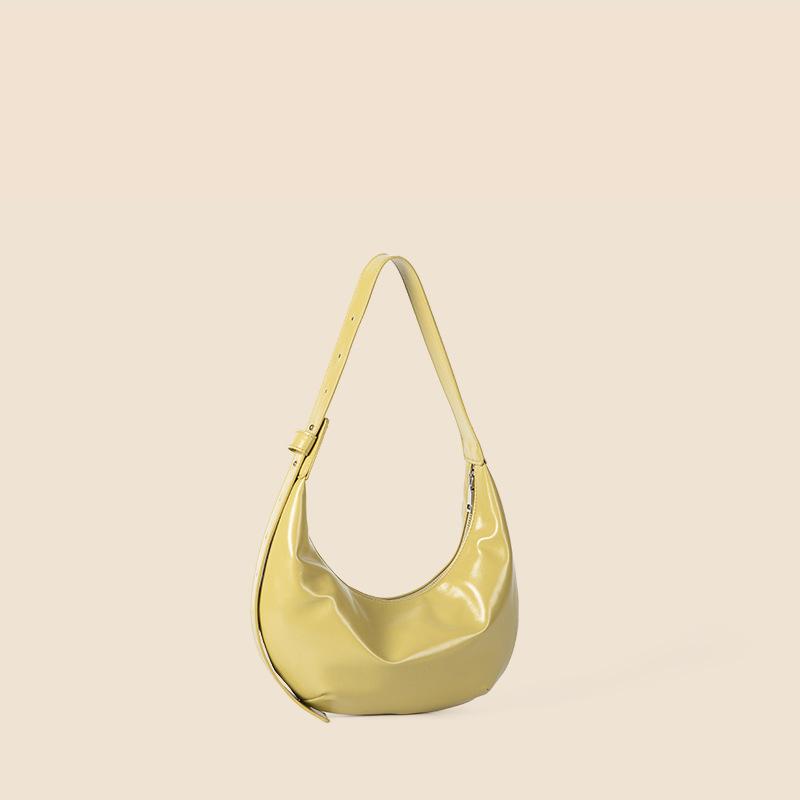 

Fashion All-in-one Dumpling Bag Female Minority Commuter Underarm Bag High-grade Pu Solid Color Hand Bill Shoulder Bag жёлтый