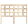 Headboard 140.5 X 4 X 100 Cm Solid Pine Wood