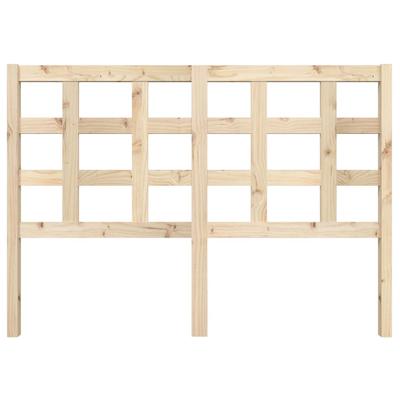 Headboard 140.5 X 4 X 100 Cm Solid Pine Wood