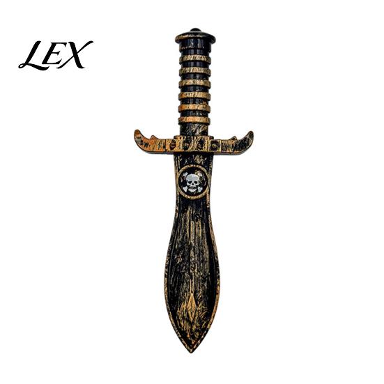 Theme Party Supplies Halloween Plastic Fake Knife, Retro Pirate Weapon Prop, Cosplay for Children Costume Party, Stage Performance Role Play Props
